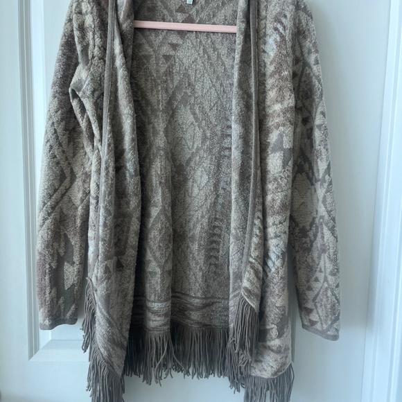 Lucky Brand Aztec Fringe Cardigan Sweater XS - Picture 7 of 7